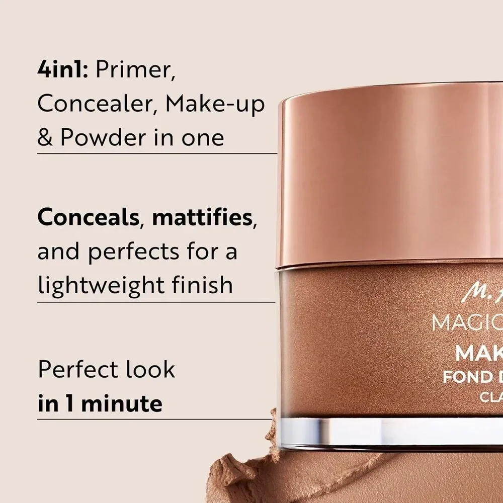 M. Asam 1.01 Fl Oz Magic 4in1 Finish Make-Up Mousse With Buildable Coverage